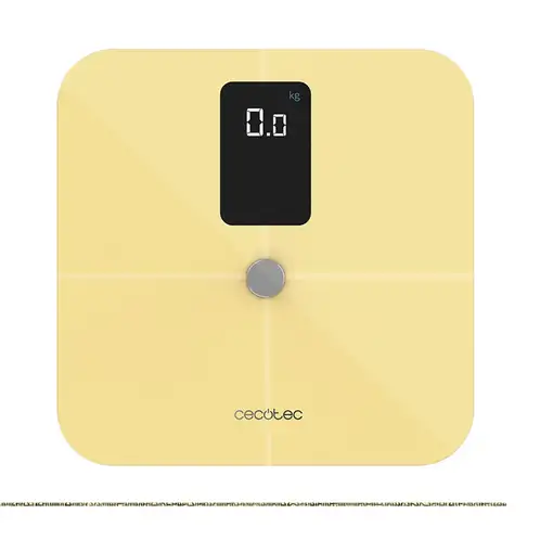 Cecotec Surface Precision 10400 Smart Healthy Vision Rectángulo Amarillo Báscula p