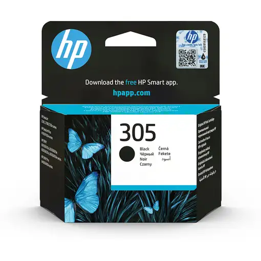 HP Cartucho de tinta Original 305 negro