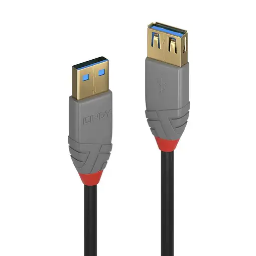 Lindy 36761 cable USB USB 3.2 Gen 1 (3.1 Gen 1) 1 m USB A Negro