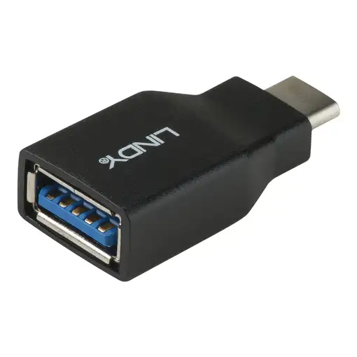 Lindy 41899 cambiador de género para cable USB 3.1-C USB 3.1-A Negro