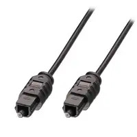 Lindy 35210 cable de audio 0,5 m Toslink Negro