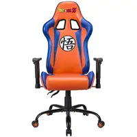 Subsonic DBZ Silla para videojuegos de PC Asiento acolchado tapizado Gris, Naranja
