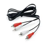 Equip 147094 cable de audio 2,5 m 2 x RCA Negro