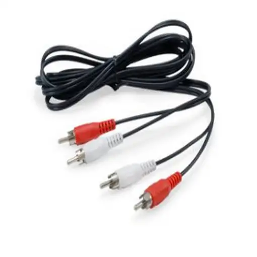 Equip 147094 cable de audio 2,5 m 2 x RCA Negro