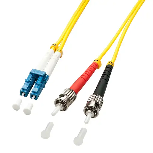 Lindy 3m LC/ST Cable de fibra óptica e InfiniBand Amarillo