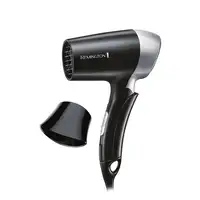 Remington D2400 secador 1400 W Negro, Plata