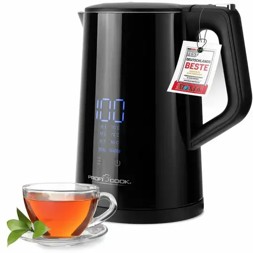 ProfiCook PC-WKS 1243 tetera eléctrica 1,7 L 2200 W Negro