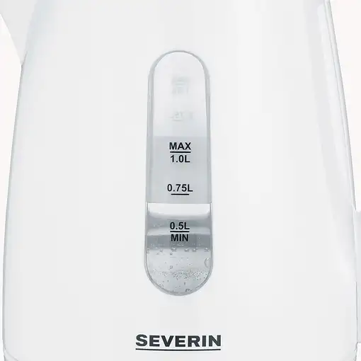 Severin WK 3411 tetera eléctrica 1 L 2200 W Blanco