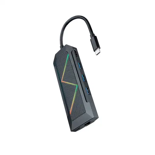 Nanocable 10.16.0801 base para portátil y replicador de puertos Alámbrico USB 3.2