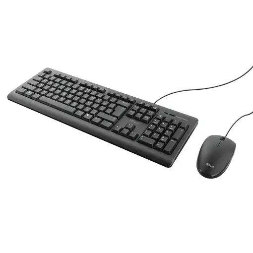 Trust TKM-250 teclado Ratón incluido Universal USB Español Negro