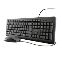 Trust TKM-250 teclado Ratón incluido Universal USB Español Negro