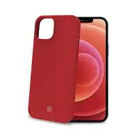 Celly Cromo funda para teléfono móvil 17 cm (6.7\) Rojo