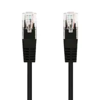 Nanocable 10.20.0401-BK cable de red Negro 1 m Cat6e U/UTP (UTP)