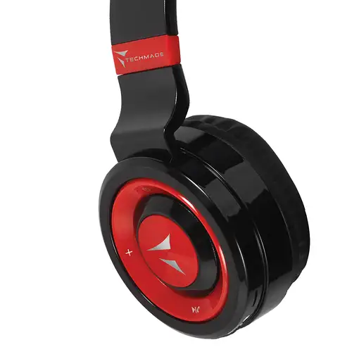Techmade TM-046-RD auricular y casco Auriculares Inalámbrico y alámbrico Diadema M
