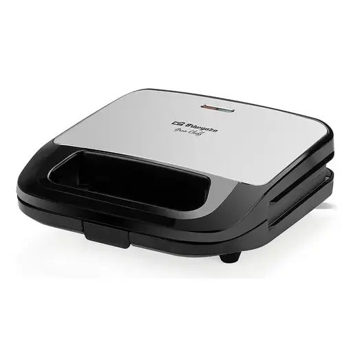 Orbegozo SW 7560 sandwichera 750 W Negro, Plata