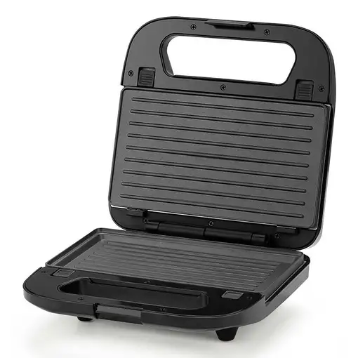 Orbegozo SW 7560 sandwichera 750 W Negro, Plata
