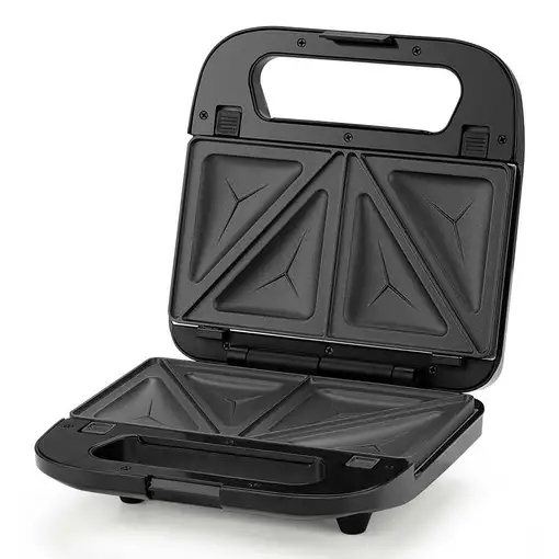 Orbegozo SW 7560 sandwichera 750 W Negro, Plata