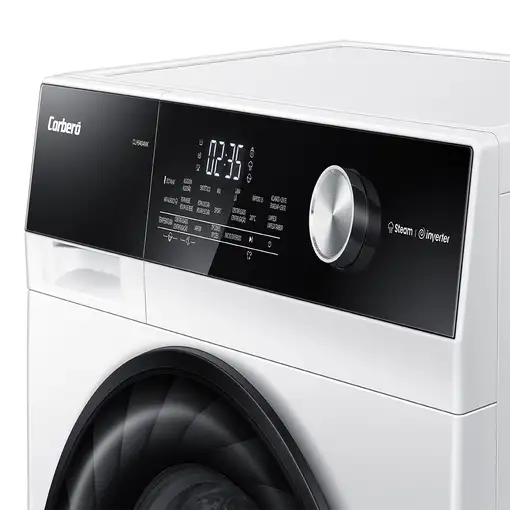 Corbero CLH9404MK lavadora Carga frontal 9 kg 1400 RPM Negro, Blanco