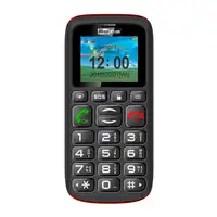 MaxCom Comfort MM428 4,57 cm (1.8\) 78 g Negro, Rojo Teléfono para personas mayore