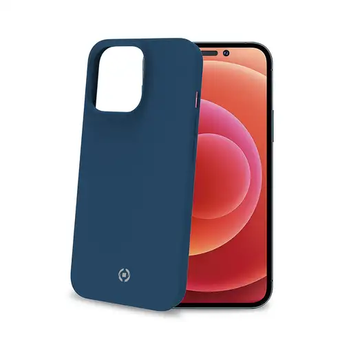 Celly Cromo funda para teléfono móvil 17 cm (6.7\) Azul