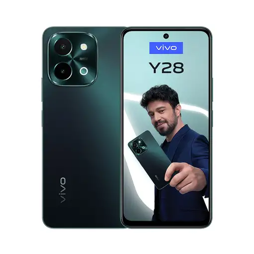 VIVO Y28 8+256 METALİK YEŞİL smartphones 17 cm (6.68\) SIM doble Android 14 4G 8 G