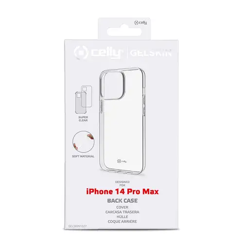 Celly Gelskin funda para teléfono móvil 17 cm (6.7\) Transparente