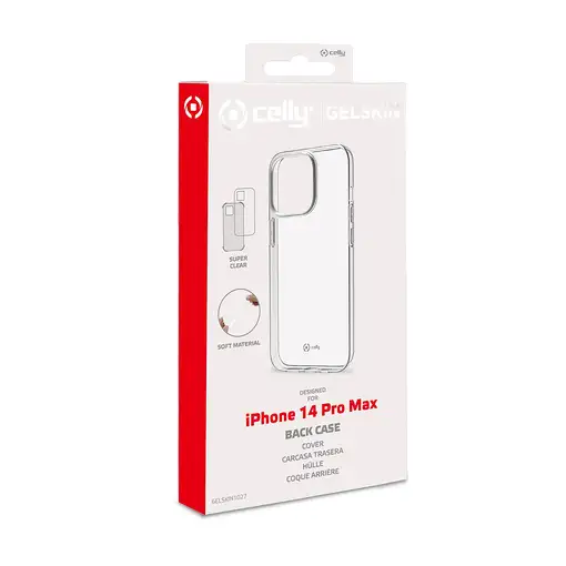 Celly Gelskin funda para teléfono móvil 17 cm (6.7\) Transparente