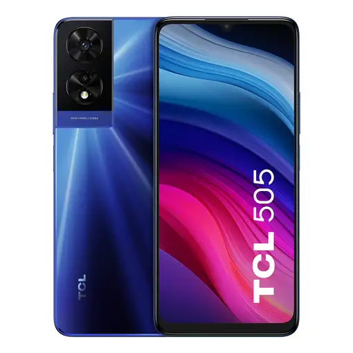 TCL 505 17,1 cm (6.75\) SIM doble Android 14 4G USB Tipo C 8 GB 512 GB 5010 mAh Az
