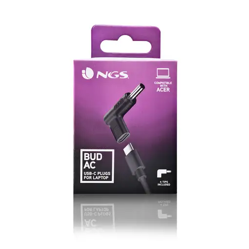 Pack de 4 Clavijas USB-C para ordenadores portátiles marca ACER, NGS