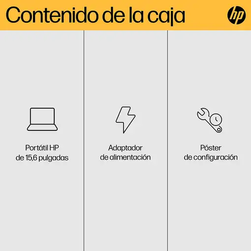 HP 15-fc0030ns AMD Ryzen™ 5 7520U Portátil 39,6 cm (15.6\) Full HD 8 GB LPDDR5-SDR