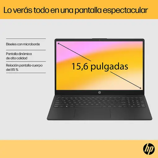 HP 15-fc0128ns AMD Ryzen™ 7 7730U Portátil 39,6 cm (15.6\) Full HD 8 GB DDR4-SDRAM