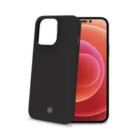 Celly Cromo funda para teléfono móvil 17 cm (6.7\) Negro