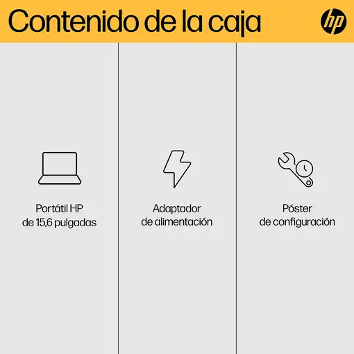 HP 15-fc0121ns AMD Ryzen™ 5 7520U Portátil 39,6 cm (15.6\) Full HD 8 GB LPDDR5-SDR