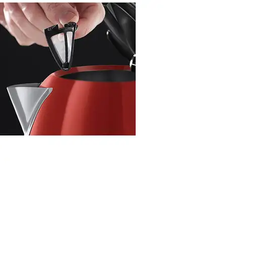 Russell Hobbs 20412-70 tetera eléctrica Negro, Rojo, Acero inoxidable