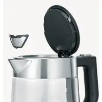 Severin WK 3468 tetera eléctrica 1 L 2200 W Negro, Acero inoxidable, Transparente