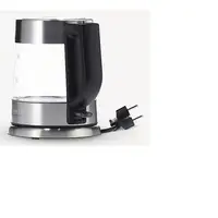 Severin WK 3468 tetera eléctrica 1 L 2200 W Negro, Acero inoxidable, Transparente